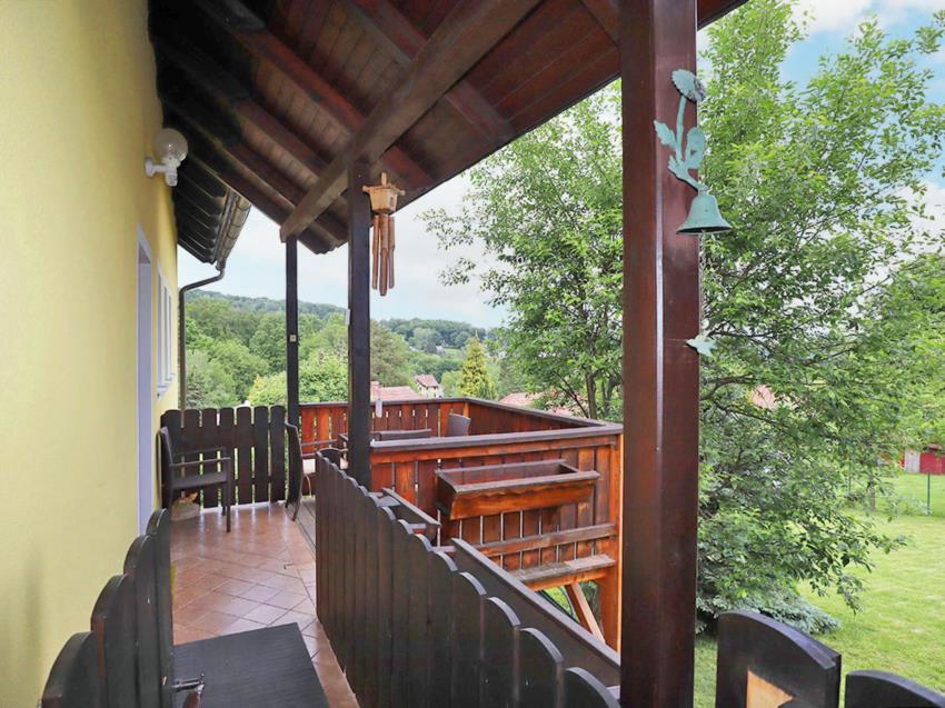 Hauseingang mit Veranda